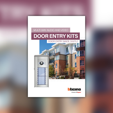 Bticino Multi way door entry kit brochure