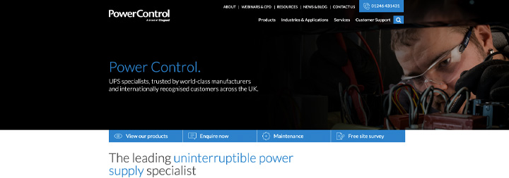 Visit powercontrol.co.uk