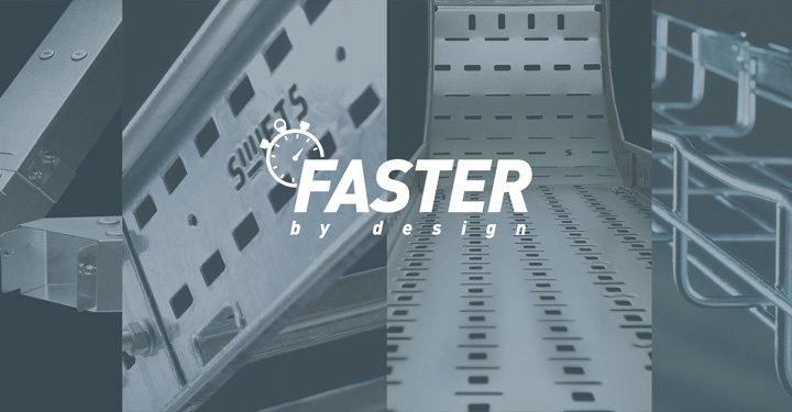 Cable management floor and perimeter, fast fit, faster by design