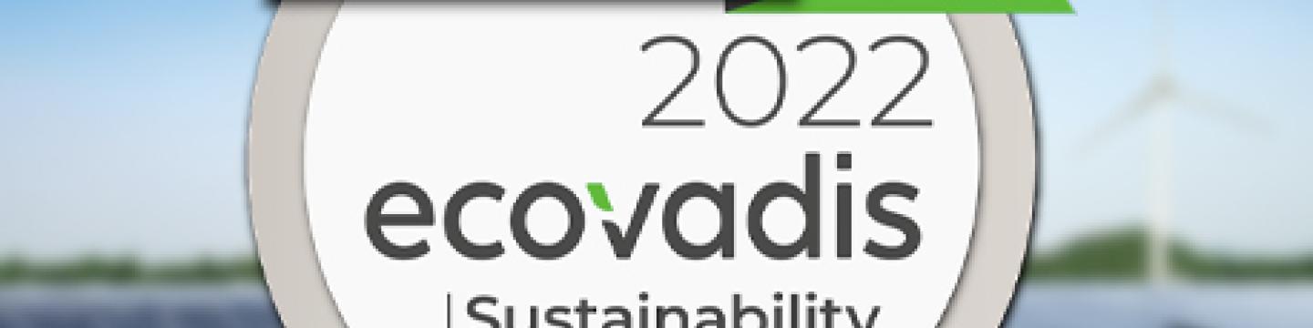 Ecovadis 2022 Platinum sustainability rating