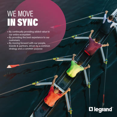 Legrand Values - We are a collective of people, brands and partners with the shared aim of bringing added value to all players in the electrical sector.